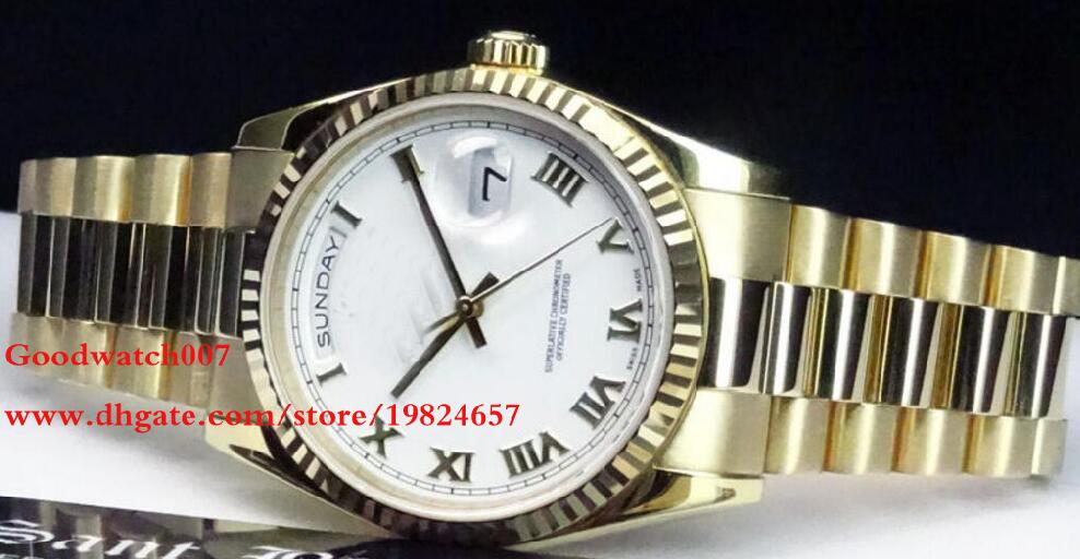 Mens Business Watch FOLD sapphire 2813 mechanical Wristwatches Gold White Roman 40mm Automatic Men's Watches Wristwatc Steel
Mens Business Watch FOLD sapphire 2813 mechanical Wristwatches Gold White Roman 40mm Automatic Men's Watches Wristwatc Steel