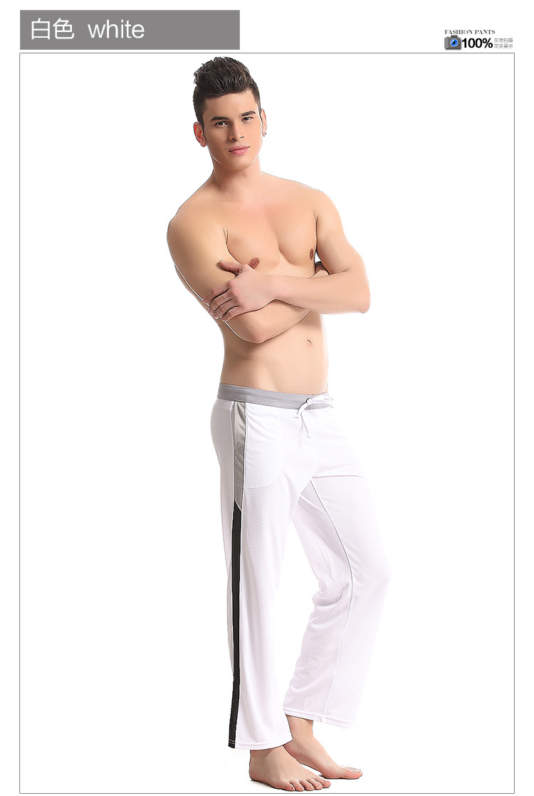 Wholesale-Men new fashion yoga Loose Men pants Leisure Optional stripe soft comfy Casual long pants spring sport pants punk cool p03
