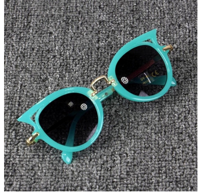 Fast ship Uv400 Vintage Kids Sunglasses Cat Eye Girls Children Sun glasses High Quality Glasses Brand Z260305