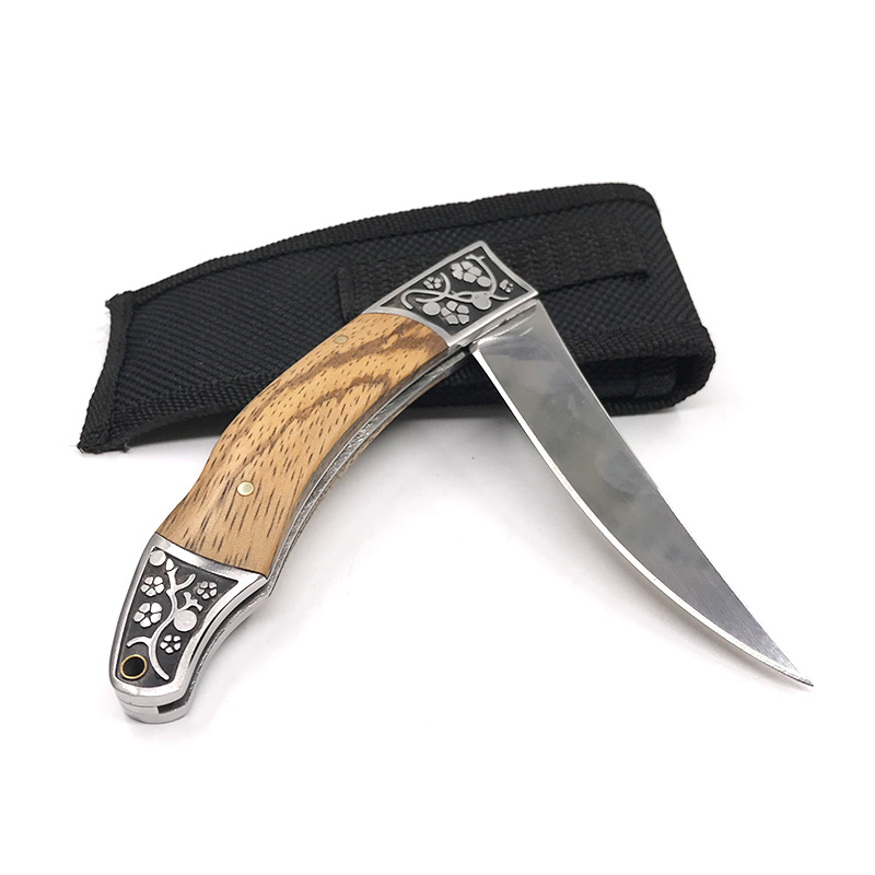 Crescent619F Moon Folding Knife Outdoor Tactical Survival Knife Utility Camping Knife Zebrawood Handle 56HRC Hardness Swiss Multifunctional
Crescent619F Moon Folding Knife Outdoor Tactical Survival Knife Utility Camping Knife Zebrawood Handle 56HRC Hardness Swiss Multifunctional