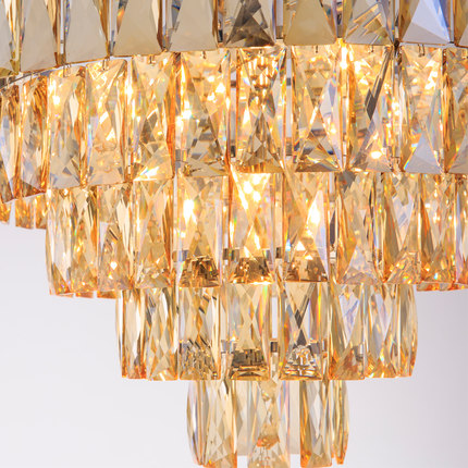 K9 Crystal Chandelier Modern American Crystal Chandeliers Lights Fixture Home Indoor Lighting Bed Dining Room Hotel Hanging Pendant Lamps