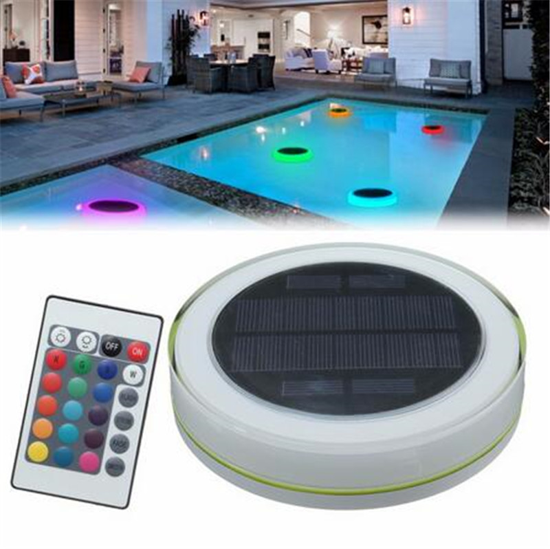 RGB LED Underwater Light Solar Power Pond Swimming Pool Floating Waterproof LED Outdoor Light with Remote Control New
RGB LED Underwater Light Solar Power Pond Swimming Pool Floating Waterproof LED Outdoor Light with Remote Control New