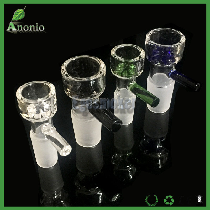 Wholesale Slide Glass Bowls 10mm 14.4mm 18.8mm For Glass Water Pipes and Bongs With Snowflake Filter Bowls And Handle Smoking Accessories
Wholesale Slide Glass Bowls 10mm 14.4mm 18.8mm For Glass Water Pipes and Bongs With Snowflake Filter Bowls And Handle Smoking Accessories