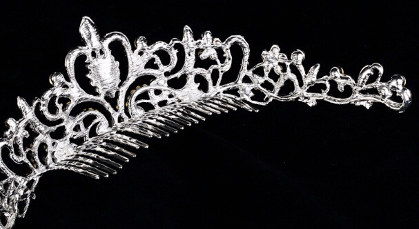 Hot High-grade Diamond Ornament Bride Headdress Fashion Wedding Elegant Crown