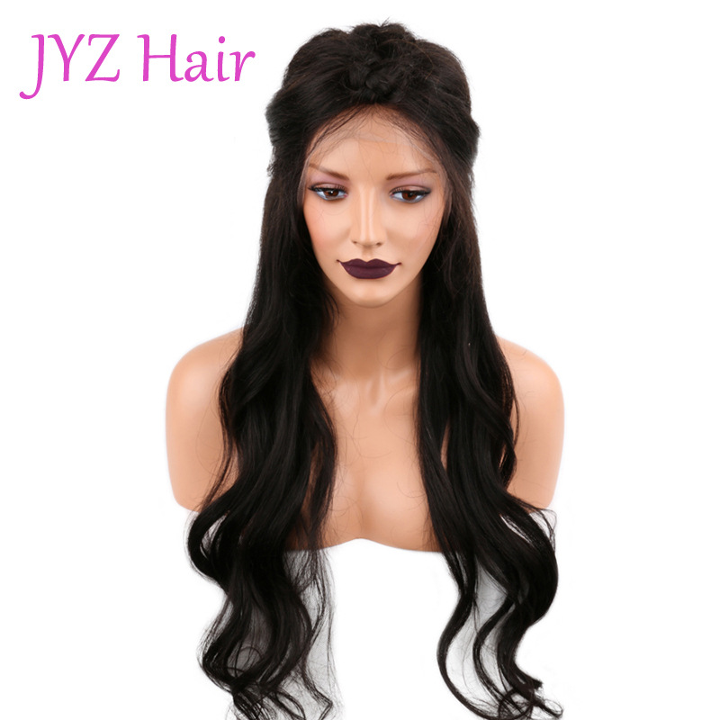 Lace Front Wig Natural color Loose Wave Brazilian Malaysian Virgin Human Hair Full Lace Wig Unprocessed Cheap Price For Selling