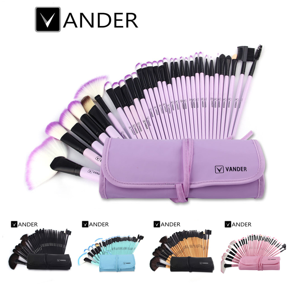 Professional Bag Of Makeup Beauty Pink / Black Cosmetics 32pcs Make Up Brushes Set Case Shadows Foundation Powder Brush Kits
Professional Bag Of Makeup Beauty Pink / Black Cosmetics 32pcs Make Up Brushes Set Case Shadows Foundation Powder Brush Kits