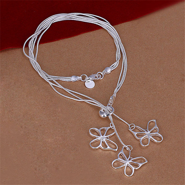 Brand new Tai Chi hang three butterfly sterling silver plate necklace SN043,hot sale fashion 925 silver pendant necklace factory direct sale
Brand new Tai Chi hang three butterfly sterling silver plate necklace SN043,hot sale fashion 925 silver pendant necklace factory direct sale