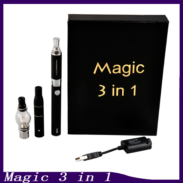 magic 3 in 1 vaporizer starter kit wax atomizer dry herb vaporizer liquid atomizers 650mah electronic cigarette gift box 2015 0211170-2
magic 3 in 1 vaporizer starter kit wax atomizer dry herb vaporizer liquid atomizers 650mah electronic cigarette gift box 2015 0211170-2