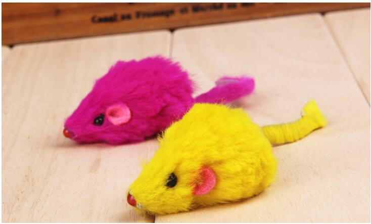 Rabbit Fur False Mouse Pet Cat Mini Funny Playing Toys For Cats Kitten G1047