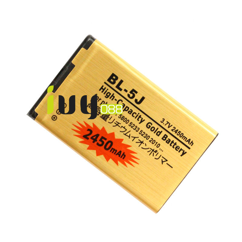 3pcs/lot 2450mAh BL-5J BL 5J Gold Replacement Battery for Nokia Lumia 520 525 5800 5900XM 5228 5230 5232 5233 5235 5236 5238 5238 Batteries
3pcs/lot 2450mAh BL-5J BL 5J Gold Replacement Battery for Nokia Lumia 520 525 5800 5900XM 5228 5230 5232 5233 5235 5236 5238 5238 Batteries