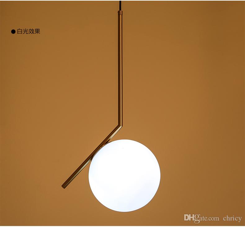 north europe led glass chandeliers lighting globe pendant lights restautant bedroom livingroom pendant lights fixture ac85265v
