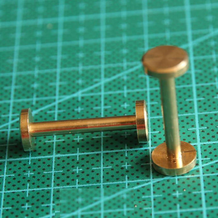 height 22mm wallet bag screw energy saving brass belt Rivet diy handmade leather car key case fastener hardware part