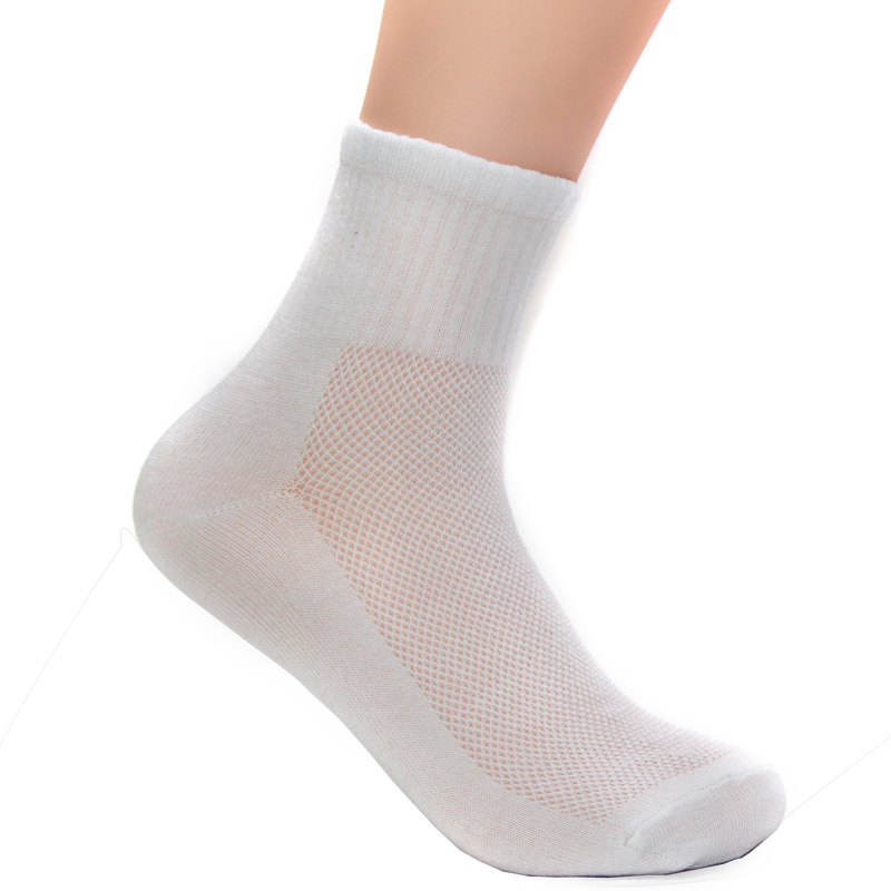 Wholesale-10 Pieces/ Lot Fashion New Summer Autumn Men's Socks Quality Cotton Polyester Sports Mesh Breathable Sock For Men Free