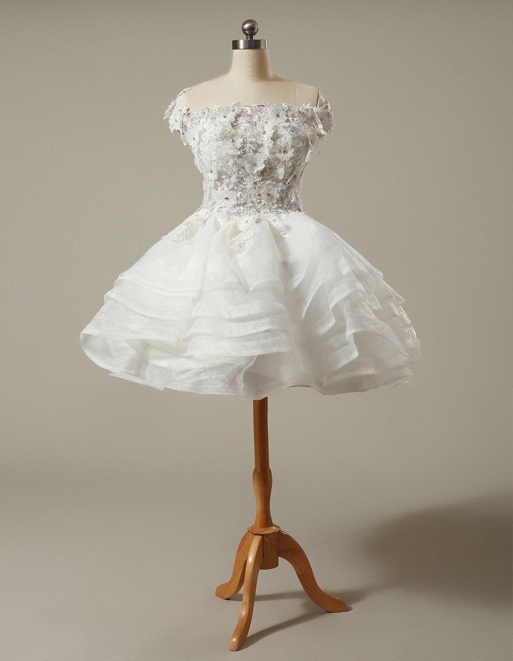 new sexy white lace short homecoming dresses bateau appliques organza prom cocktail graduation gown stock q18
