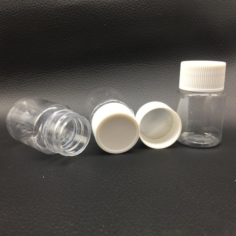 (500pcs/lot) 15ml/15g Transparent PET Bottle,Pill Bottle, Packing Bottle, Plastic Bottle with aluminium foil pad