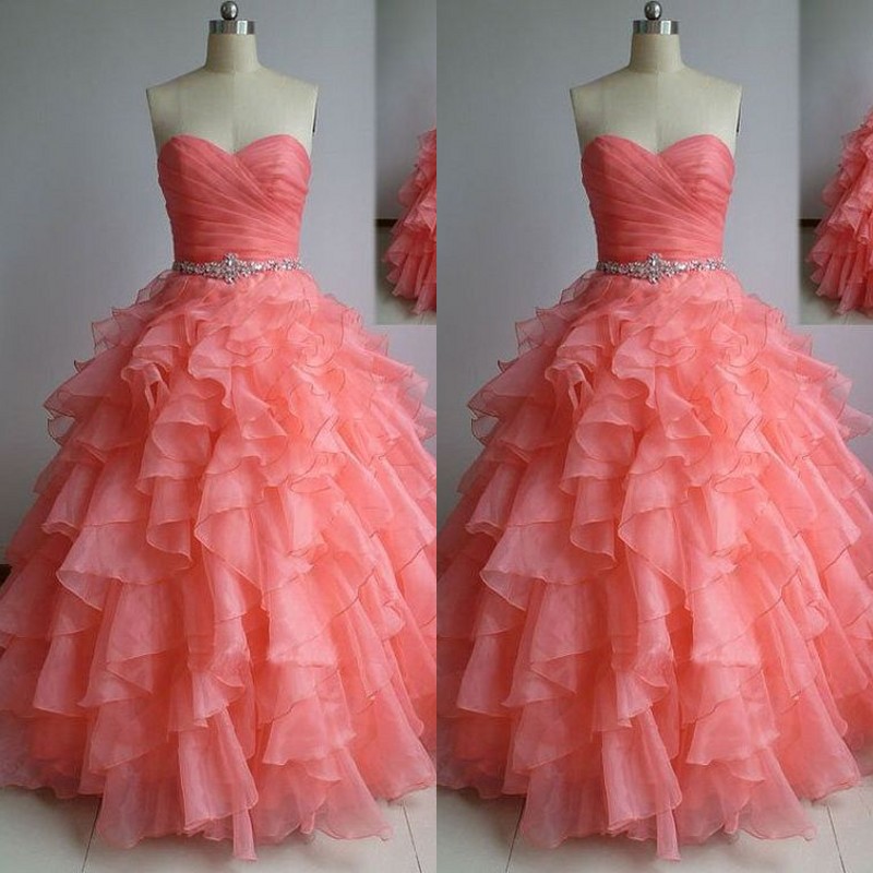 Real Sample High Quality Watermelon Prom Dresses A Line Ruched Ruffles Organza Corset Floor Length Evening Quinceanera Gowns Crystals Sash, Dark green
Real Sample High Quality Watermelon Prom Dresses A Line Ruched Ruffles Organza Corset Floor Length Evening Quinceanera Gowns Crystals Sash, Dark green
