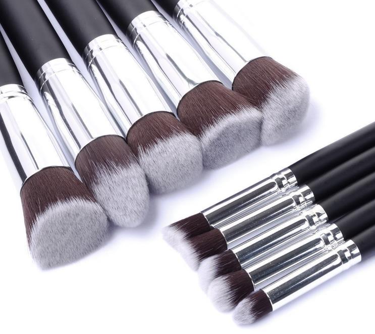 10Pcs/set Professional Makeup Brushes Set Cosmetic Makeup Tool Powder Foundation Eyeshadow Blush blend Brush kit tools drop shipping