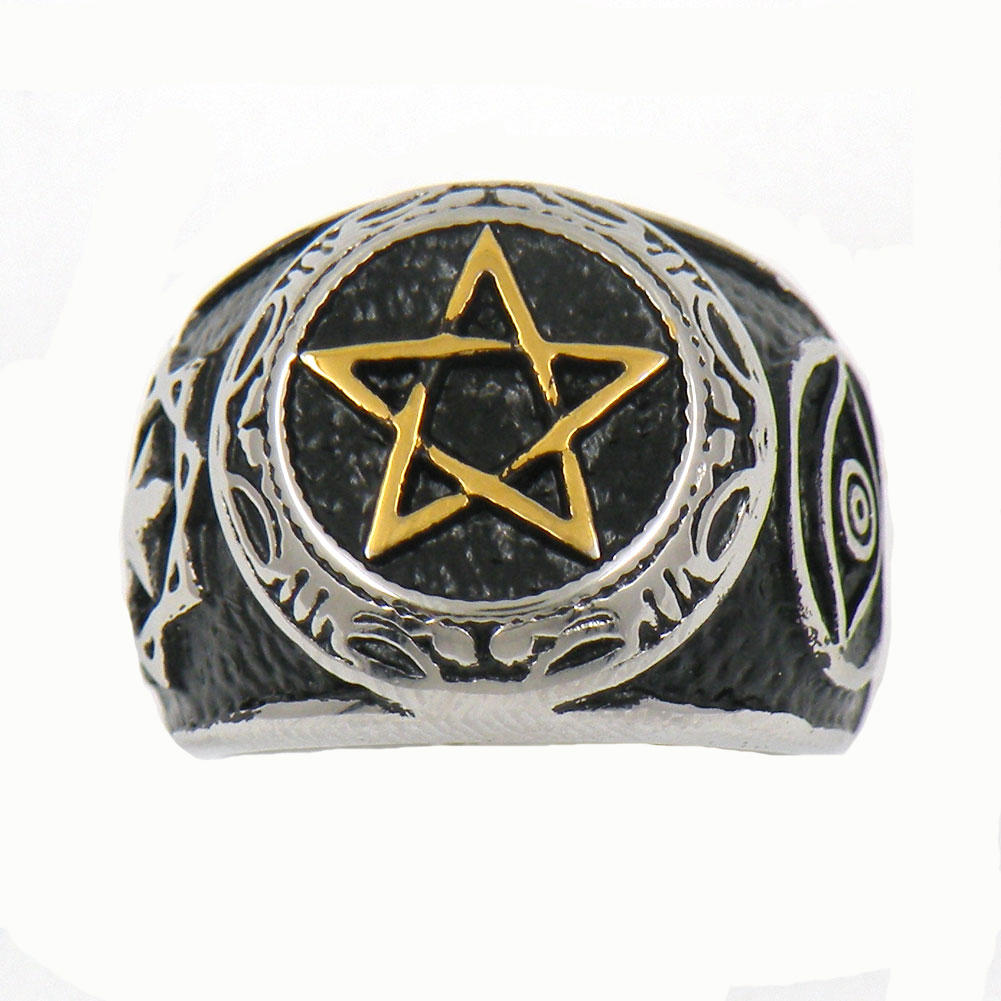 FANSSTEEL STAINLESS STEEL mens or womens PUNK VINTAGE JEWELRY MIRACLE EYE JEWISH STAR RING GIFT 13W86G
FANSSTEEL STAINLESS STEEL mens or womens PUNK VINTAGE JEWELRY MIRACLE EYE JEWISH STAR RING GIFT 13W86G