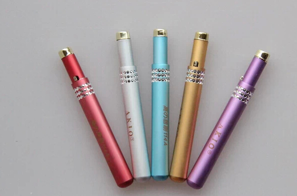 AKIO metal shell Retractable diamond Lip Brush Eyeliner Eye Shadow Brushes pro makeup tools Accessories women gift colorful drop shipping