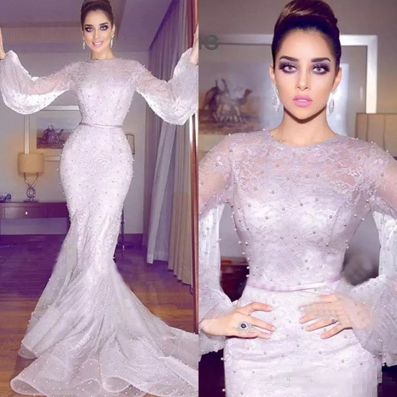 Newest Arabic Mermaid Prom Dresses Evening Gowns Long Sleeve Full Lace Beaded Plus Size Special Occasion Dresses robes de soirée, Lilac
Newest Arabic Mermaid Prom Dresses Evening Gowns Long Sleeve Full Lace Beaded Plus Size Special Occasion Dresses robes de soirée, Lilac