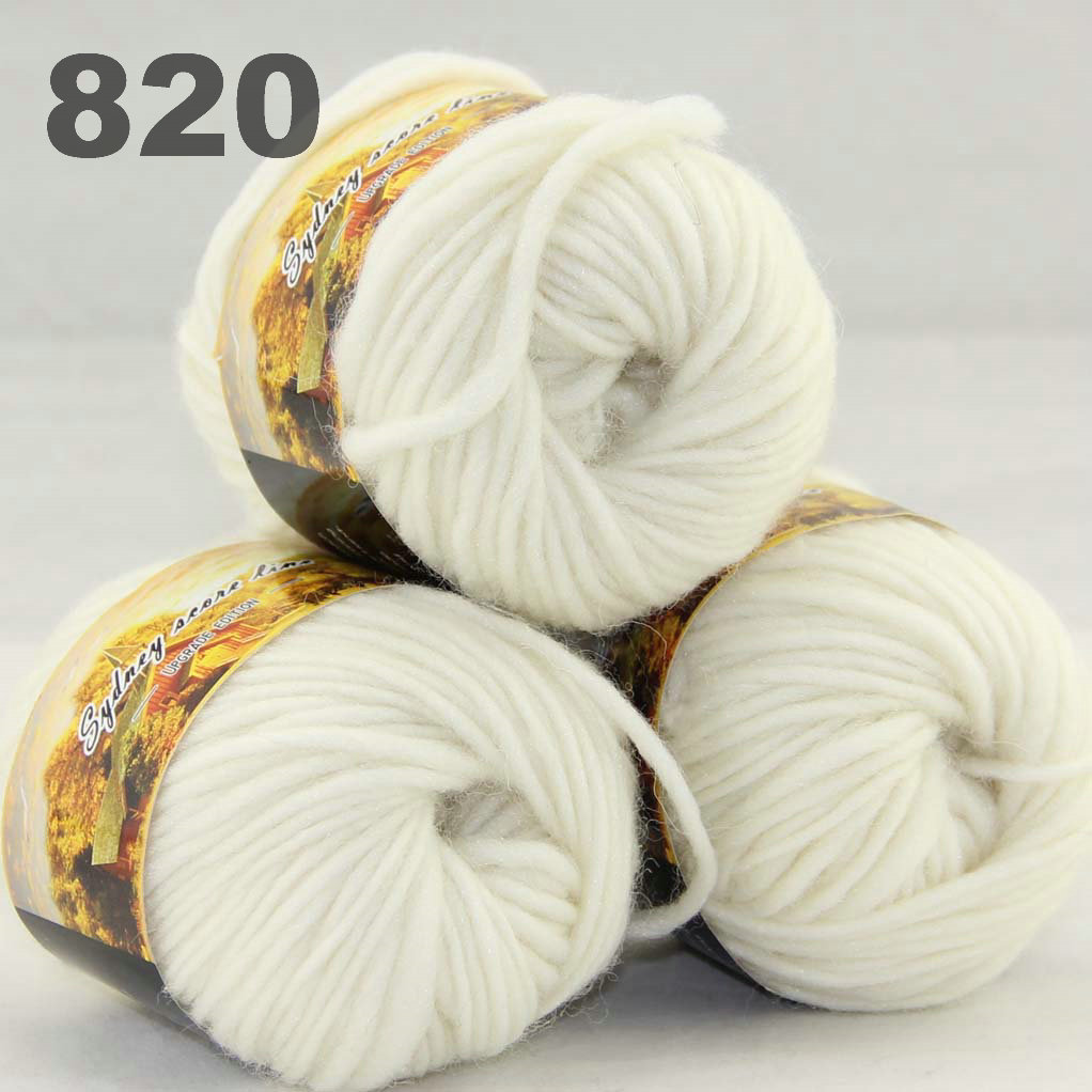 colorful hand-knitted wool line segment dyed coarse lines fancy knitting hats scarves thick line White 522-817
colorful hand-knitted wool line segment dyed coarse lines fancy knitting hats scarves thick line White 522-817