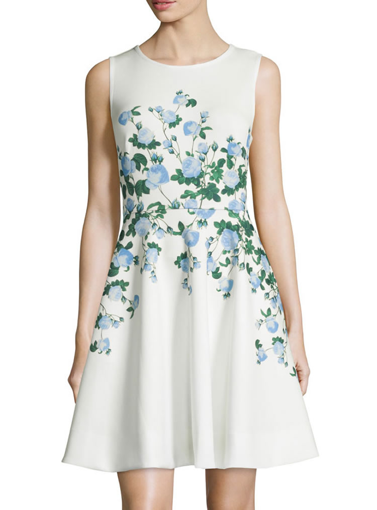 Fashion Flower Print Women A-Line Dress Sleeveless Casual Dresses 075A87, As pictures
Fashion Flower Print Women A-Line Dress Sleeveless Casual Dresses 075A87, As pictures
