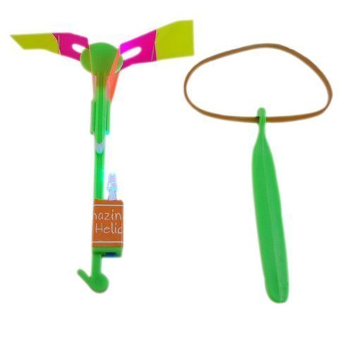 Novelty Lighting Amazing Light Arrow Rocket Helicopter Flying Toy Party Fun Gift Elastic flashing gow up chirstmas toys led