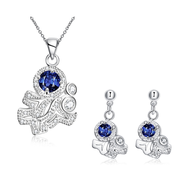 Hot sale fashion 925 silver necklace earring ring a famliy of three jewelry oval sets STSS135B sterling silver red gemstone rings wedding