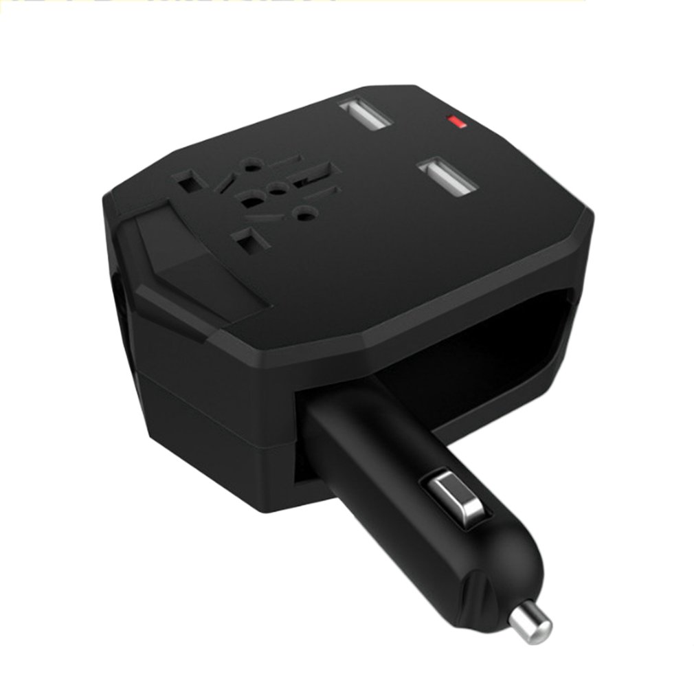 Universal Travel adaptor Car Charger Dual USB Multifunctional Conversion Plug Power Plug Adapter Socket Converter Mobile Phone Charger