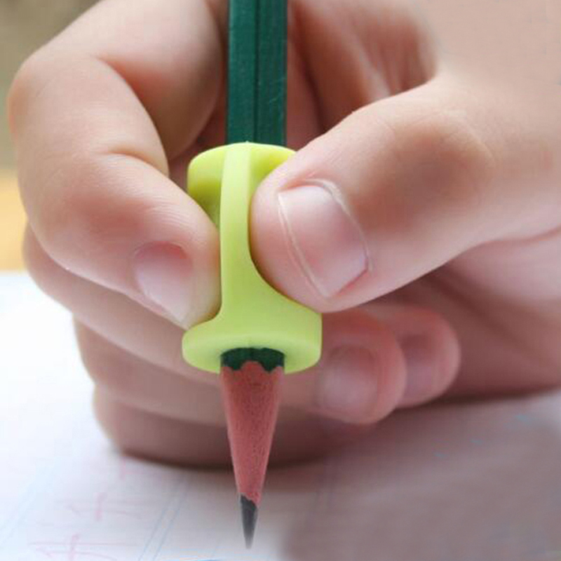 Free Shipping 3pcs Learning Partner Children Students Pencil Holding Practise Device for Correcting Pen Holder Postures Grip Papelaria