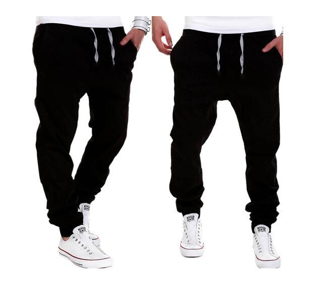Mens Joggers 2016 Brand Male Trousers Men Pants Casual Solid Pants Jogging Sweatpants Jogger khaki Black XXXL