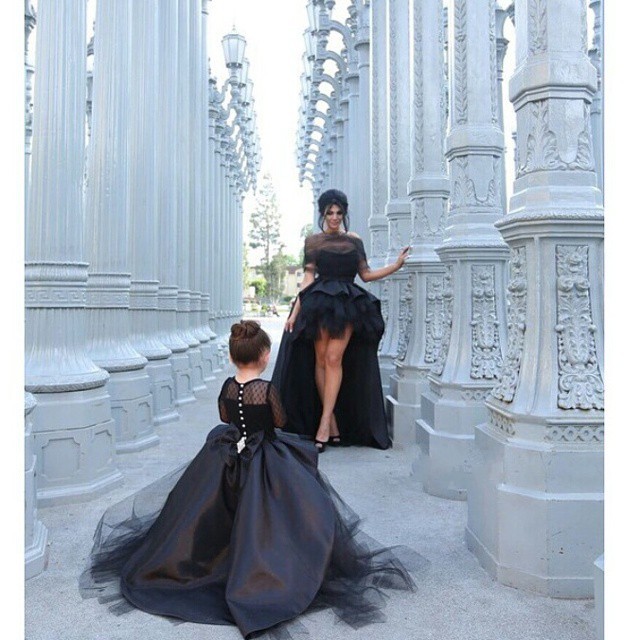 Gorgeous Black Girls Pageant Dress Scoop Ball Gowns Beading Floor-Length Kids Flower Girl First Communion Gown