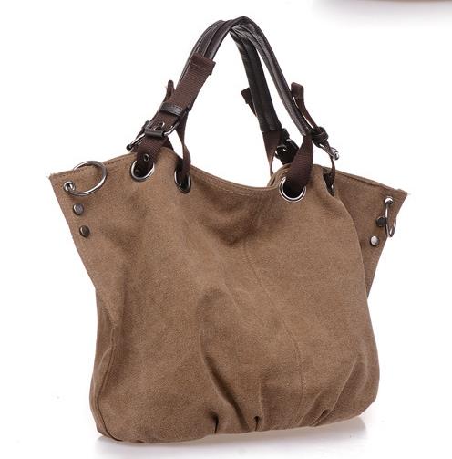 Fashion Handbags Canvas Brief Vintage Canvas Bag Totes Girl Women Plain Fashion Shoulder Bag Large Capacity Shopping Travel Bag, Coffee
Fashion Handbags Canvas Brief Vintage Canvas Bag Totes Girl Women Plain Fashion Shoulder Bag Large Capacity Shopping Travel Bag, Coffee