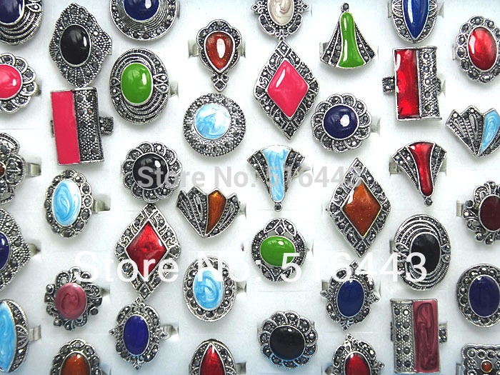 30pcs Vintage Czech Rhinestones Mix Color Enamel Fashion Women Adjustable Rings Wholesale Jewelry Lots A-130
30pcs Vintage Czech Rhinestones Mix Color Enamel Fashion Women Adjustable Rings Wholesale Jewelry Lots A-130