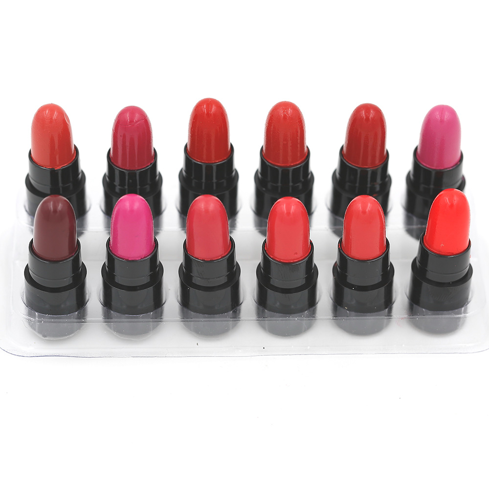 Lipstick Makeup Lipsticks Small Moisturizing 48 sets/lot 12 Colors Cosmetics Make Up Lipstick Set Lip Stick Net 1.8g P8042A, Mixed color
Lipstick Makeup Lipsticks Small Moisturizing 48 sets/lot 12 Colors Cosmetics Make Up Lipstick Set Lip Stick Net 1.8g P8042A, Mixed color