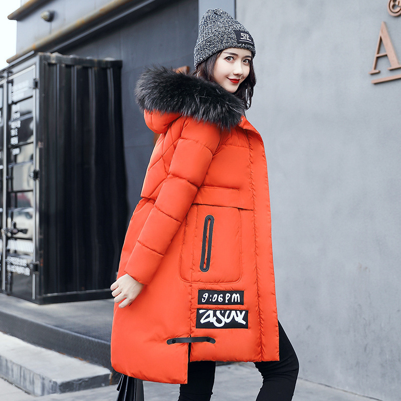 2017 Winter Jacket New Fashion Women Down jacket Slim Large size Hooded Jacket Students Women Thick Warm Cotton Outwear x171119