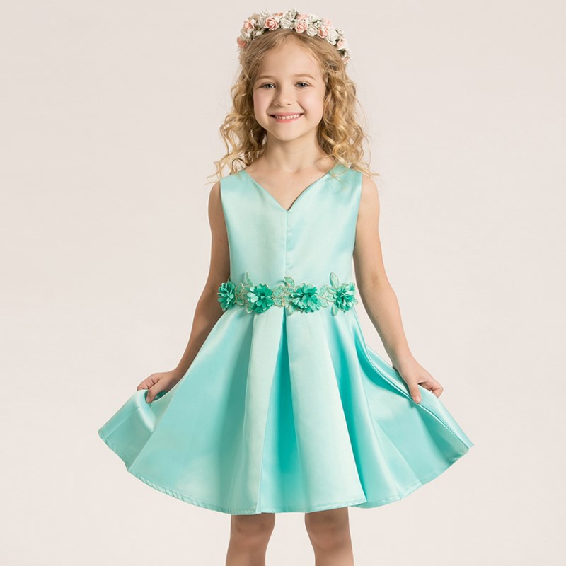 Regular Solid Flower Girl Dresses Sleeveless Cotton A-Line Brief Sashes Knee-Length V-Neck Polyester Satin Princess Weddings All trim Dresse, Same as image
Regular Solid Flower Girl Dresses Sleeveless Cotton A-Line Brief Sashes Knee-Length V-Neck Polyester Satin Princess Weddings All trim Dresse, Same as image