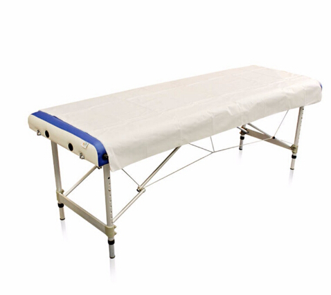 Practical 10Pcs Massage Beauty Waterproof Disposable Nonwoven Bed Table Cover Sheets Beauty Salon Dedicated White Pink 80X180cm