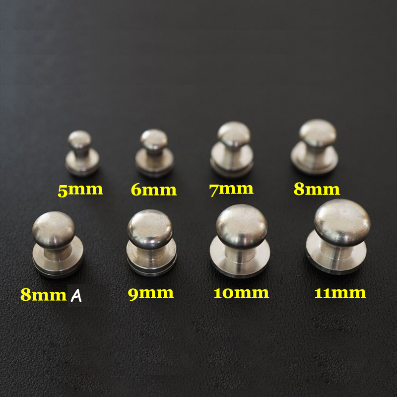 wallet bag Chicago screw belt Rivet Decorative nails Pacifier head monk diy handmade leather handbag key case hardware part