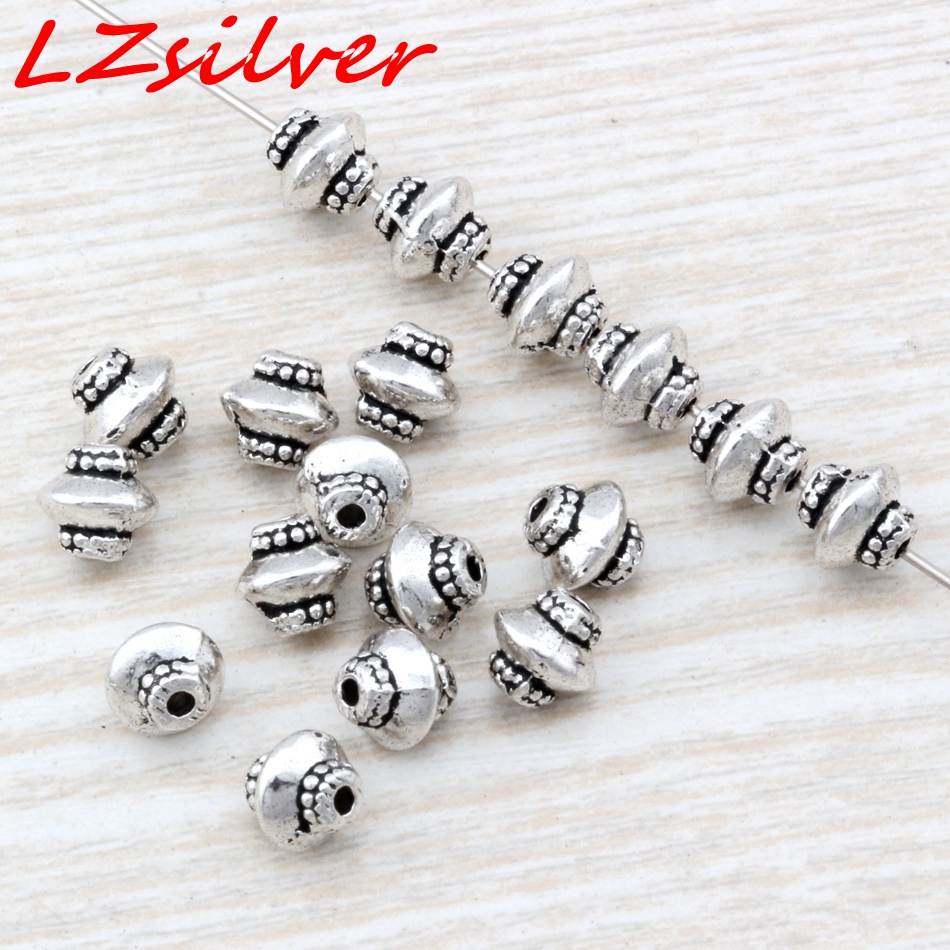 MIC 300Pcs Antique Silver zinc alloy Beaded Spacers Bead 6.5 x7 mm DIY Jewelry D8
MIC 300Pcs Antique Silver zinc alloy Beaded Spacers Bead 6.5 x7 mm DIY Jewelry D8