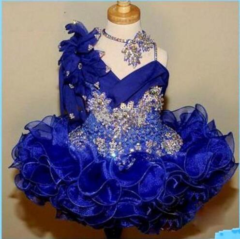 Cute Girl's Glitz Pageant Dresses Royal Blue Lace Flower Girl Dresses Hand Made Flowers Beads Crystals Tiers Toddler Pageant Dresses, Fuchsia
Cute Girl's Glitz Pageant Dresses Royal Blue Lace Flower Girl Dresses Hand Made Flowers Beads Crystals Tiers Toddler Pageant Dresses, Fuchsia