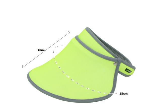 Candy colors Visors fashion men women Wide Brim Hats Sun Hat sports cap casual cap sunvisor Tennis Golf Adjustable Headband