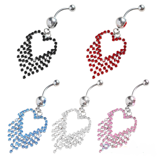 D0503 ( 5 colors ) mix heart style Belly Button ring Navel Rings Body Piercing Jewelry Dangle
D0503 ( 5 colors ) mix heart style Belly Button ring Navel Rings Body Piercing Jewelry Dangle