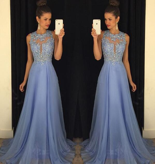 Lavender 2016 Prom Dresses Lace Applique Beads 2015 Formal Long Bridesmaid Dresses A Line Crew Neck Zip Back Chiffon Party Gowns
Lavender 2016 Prom Dresses Lace Applique Beads 2015 Formal Long Bridesmaid Dresses A Line Crew Neck Zip Back Chiffon Party Gowns