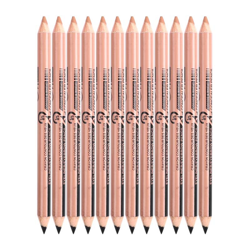 Wholesale-Maquiagem eye brow menow makeup double function eyebrow pencils & concealer pencils maquillaje 48pcs/lot