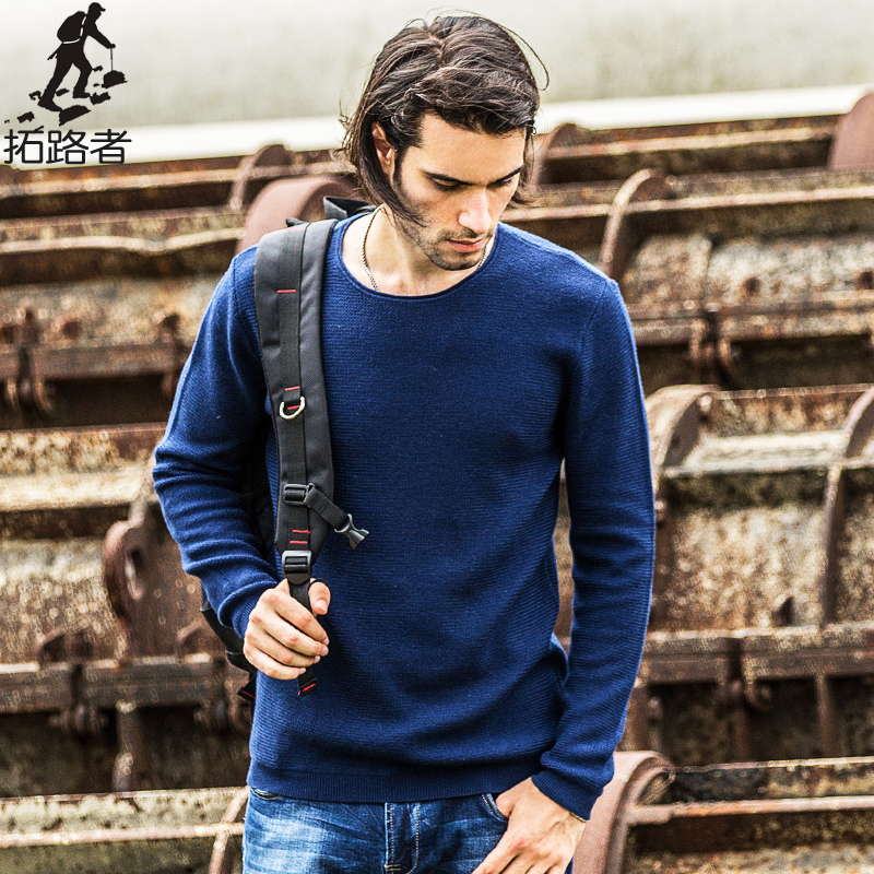 Wholesale-2016 New Brand PIONEER CAMP Autumn New Fashion Mens Sweater Fashion Thin Long Knitwear Men'S Pullover Wool Coat O-Neck, Dark blue
Wholesale-2016 New Brand PIONEER CAMP Autumn New Fashion Mens Sweater Fashion Thin Long Knitwear Men'S Pullover Wool Coat O-Neck, Dark blue
