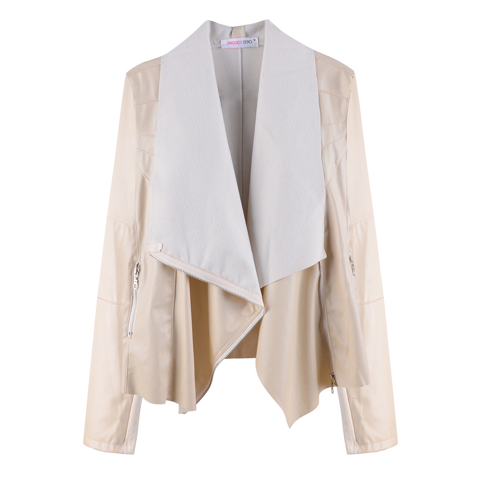 Wholesale-S~4XL Plus Size Brand Womens Leather Jackets And Coats British Style Long Sleeve Casual Women Leather Jacket Coat Overcoat 07749, Black
Wholesale-S~4XL Plus Size Brand Womens Leather Jackets And Coats British Style Long Sleeve Casual Women Leather Jacket Coat Overcoat 07749, Black
