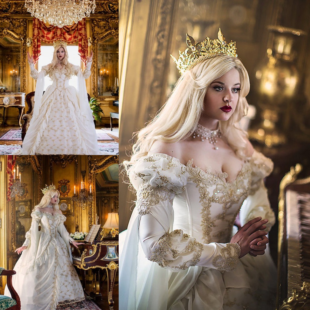 Vintage Medieval Celtic Wedding Dress 2019 Custom Made Off The Shoulder Castle Church Gold Applique New Empire Fairy Bridal Gown Hot Sale, Red
Vintage Medieval Celtic Wedding Dress 2019 Custom Made Off The Shoulder Castle Church Gold Applique New Empire Fairy Bridal Gown Hot Sale, Red