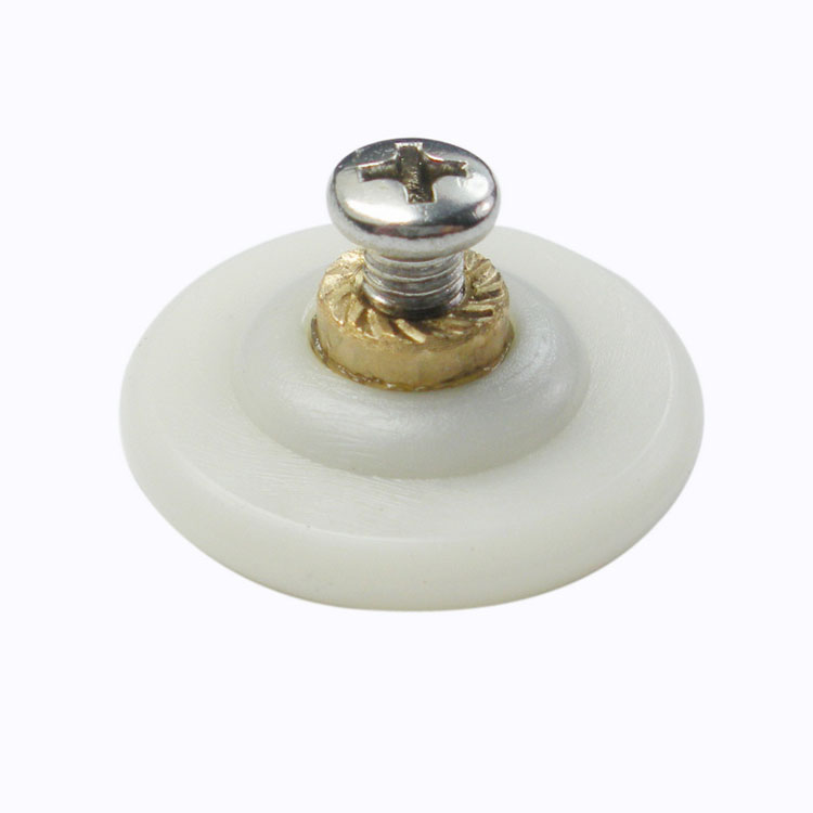 28mm nylon shower room pulley glass sliding door roller hanging round wheel household hardware part furniture