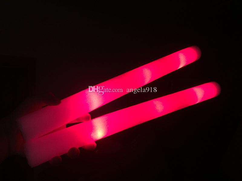 LED Colorful rods led foam stick flashing foam stick, light cheering glow concert Light sticks EMS C1325